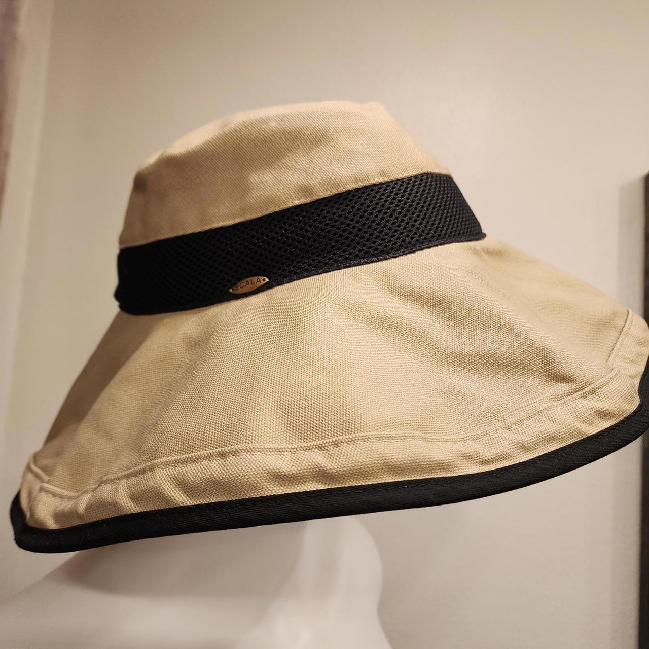 Scala Women's Hat - Tan/Black – Scala Tan and Bla… - image 3