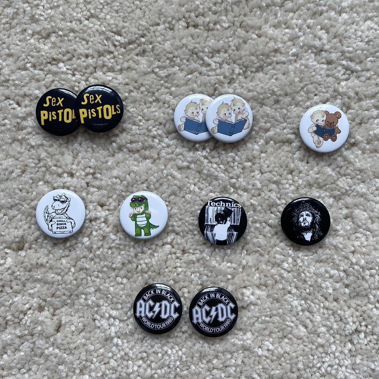 brandy melville pins! each one is $3, dm me to buy... - Depop