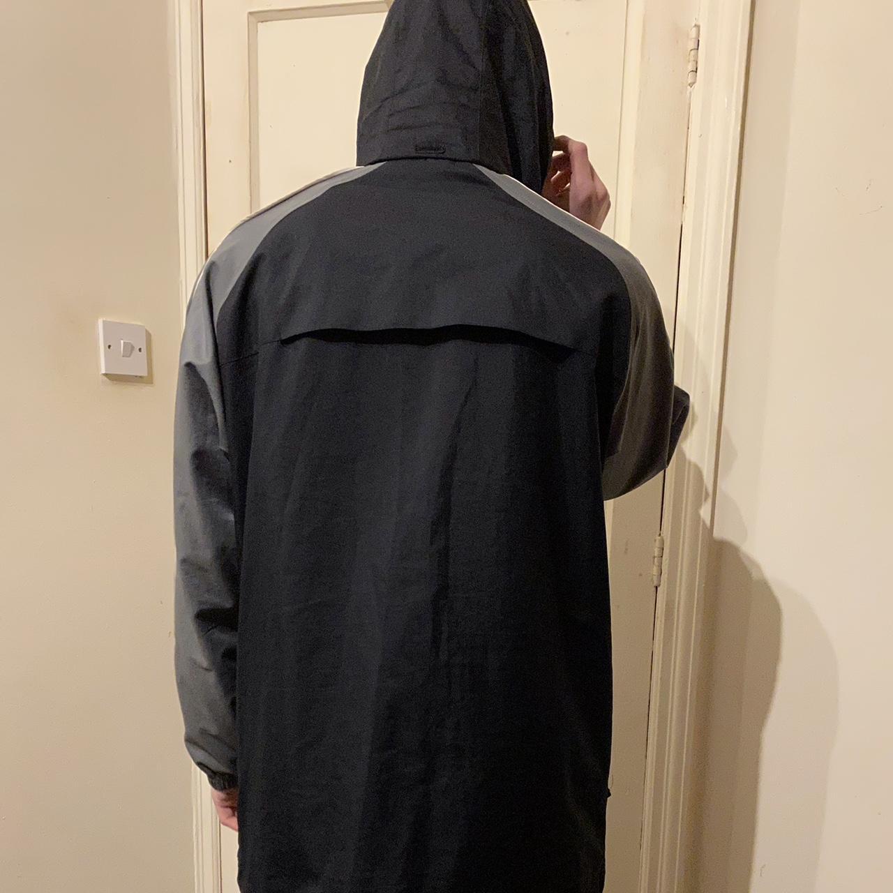 Nike black and grey track jacket/tracksuit... Depop