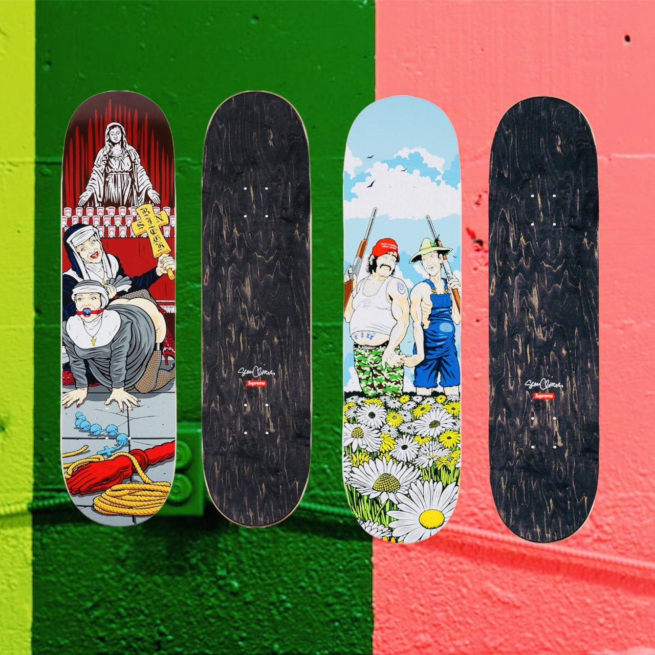 Supreme New York Yankees Airbrush Skateboard Deck | Depop
