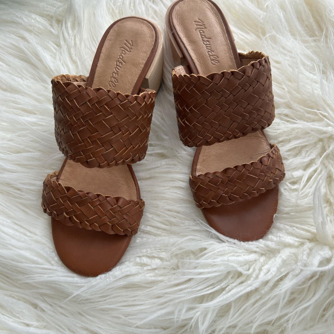 Madewell block heel sandals in size Worn - Main Image