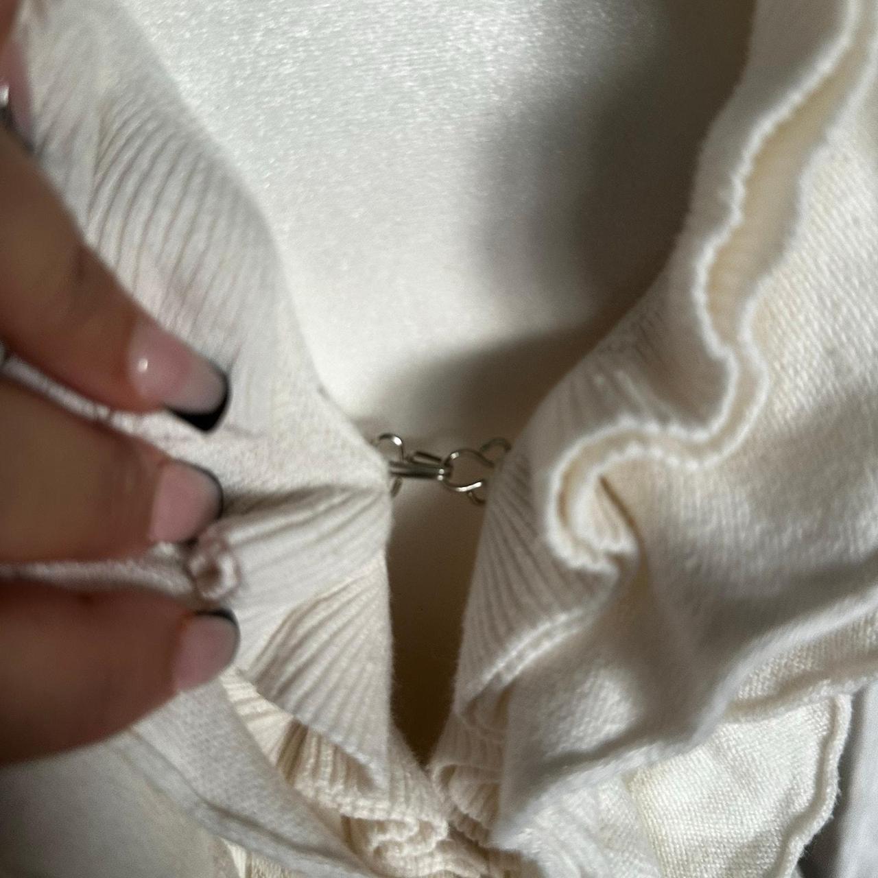 Source Unknown Women's Sweater - Cream - L – Y2k … - image 5