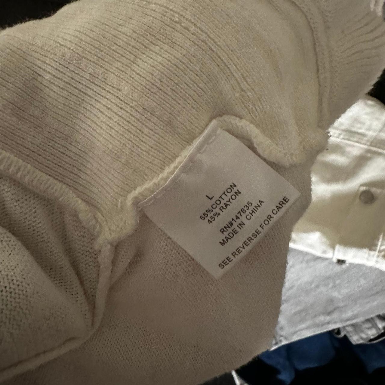 Source Unknown Women's Sweater - Cream - L – Y2k … - image 7