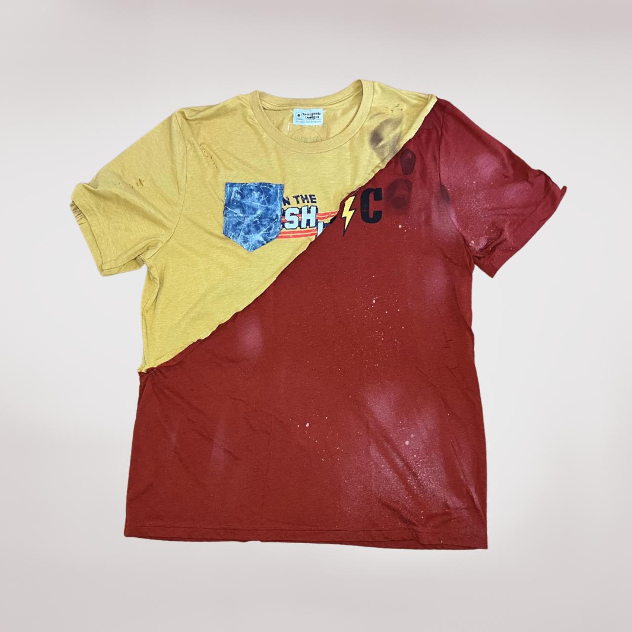 Just a cool reworked top made from two very soft... Depop