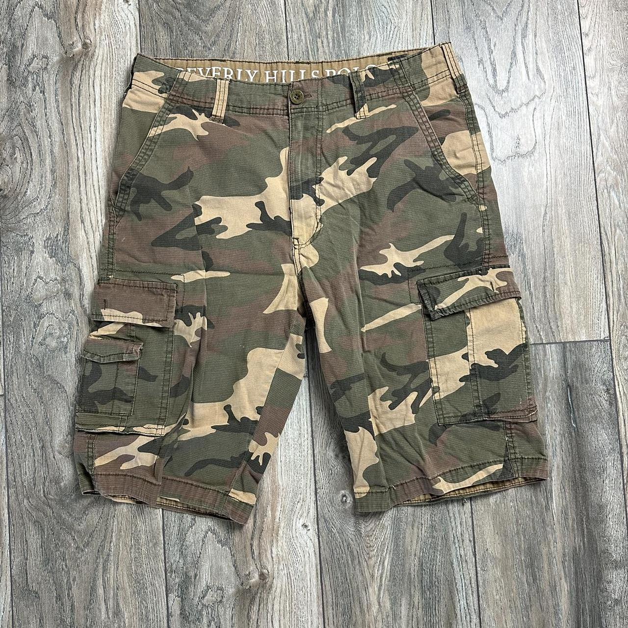 Beverly hills polo club hotsell camo shorts