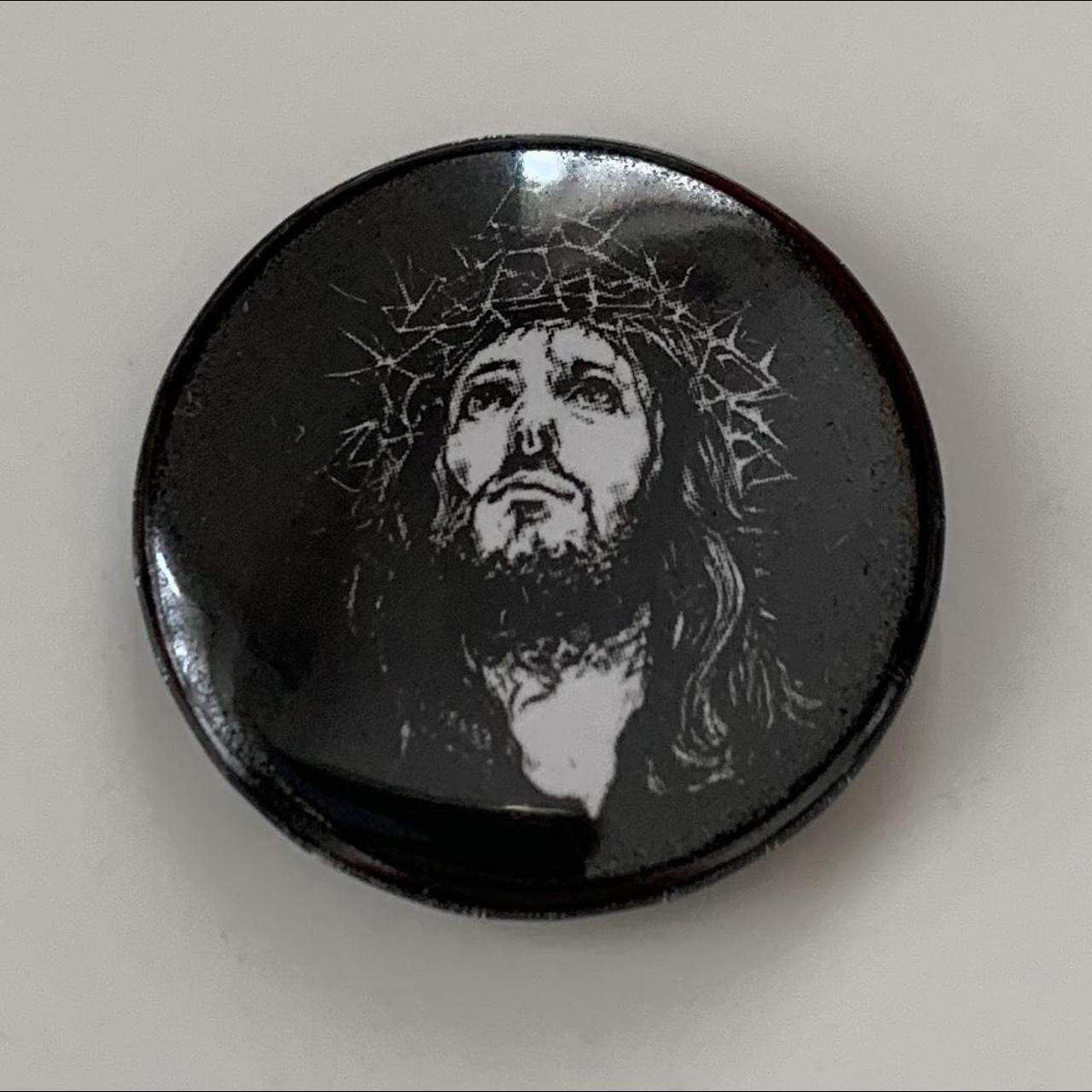 Brandy Melville Official Mini Pin Badge Jesus... Depop