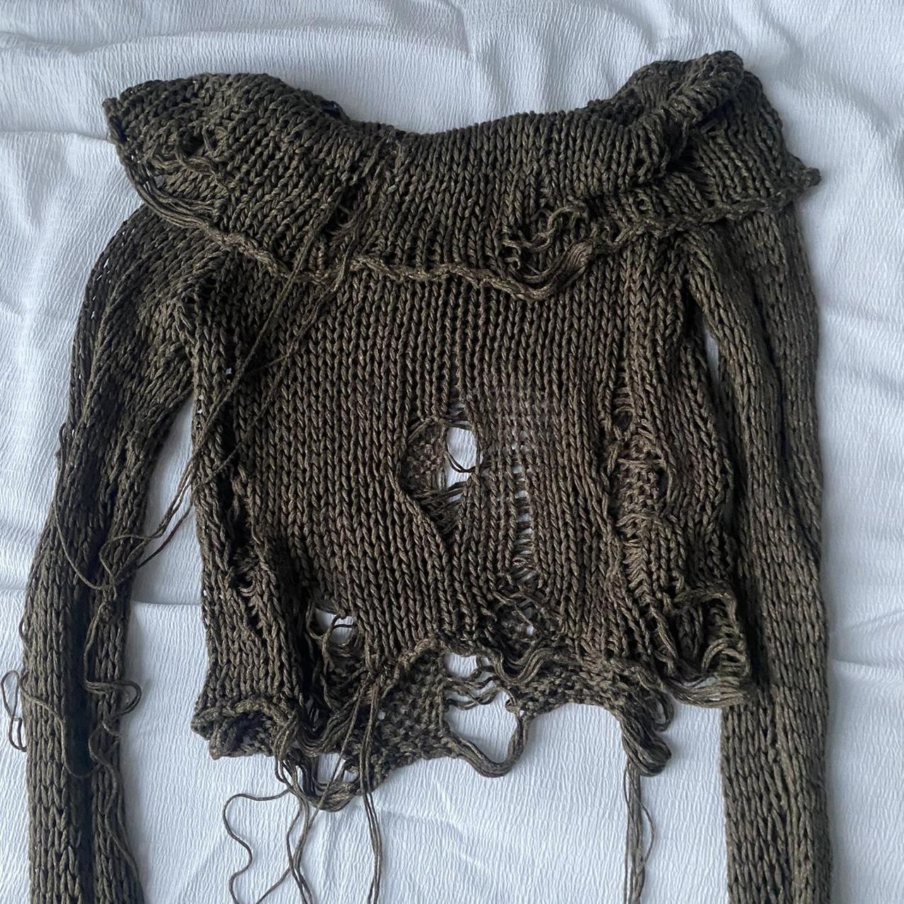 jaded London off the shoulder knitted top! so cute,... - Depop