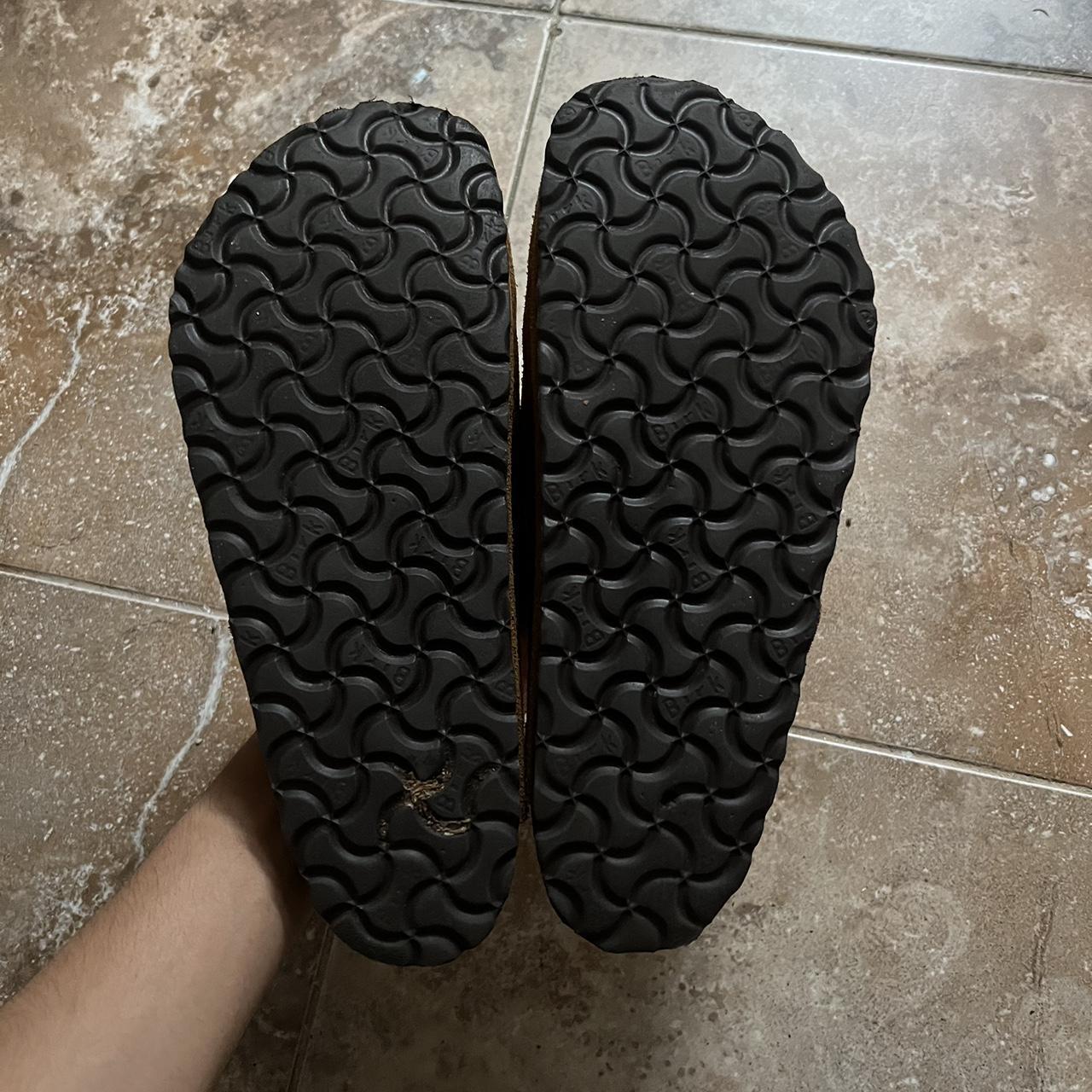 shearling lined birkenstock clogs