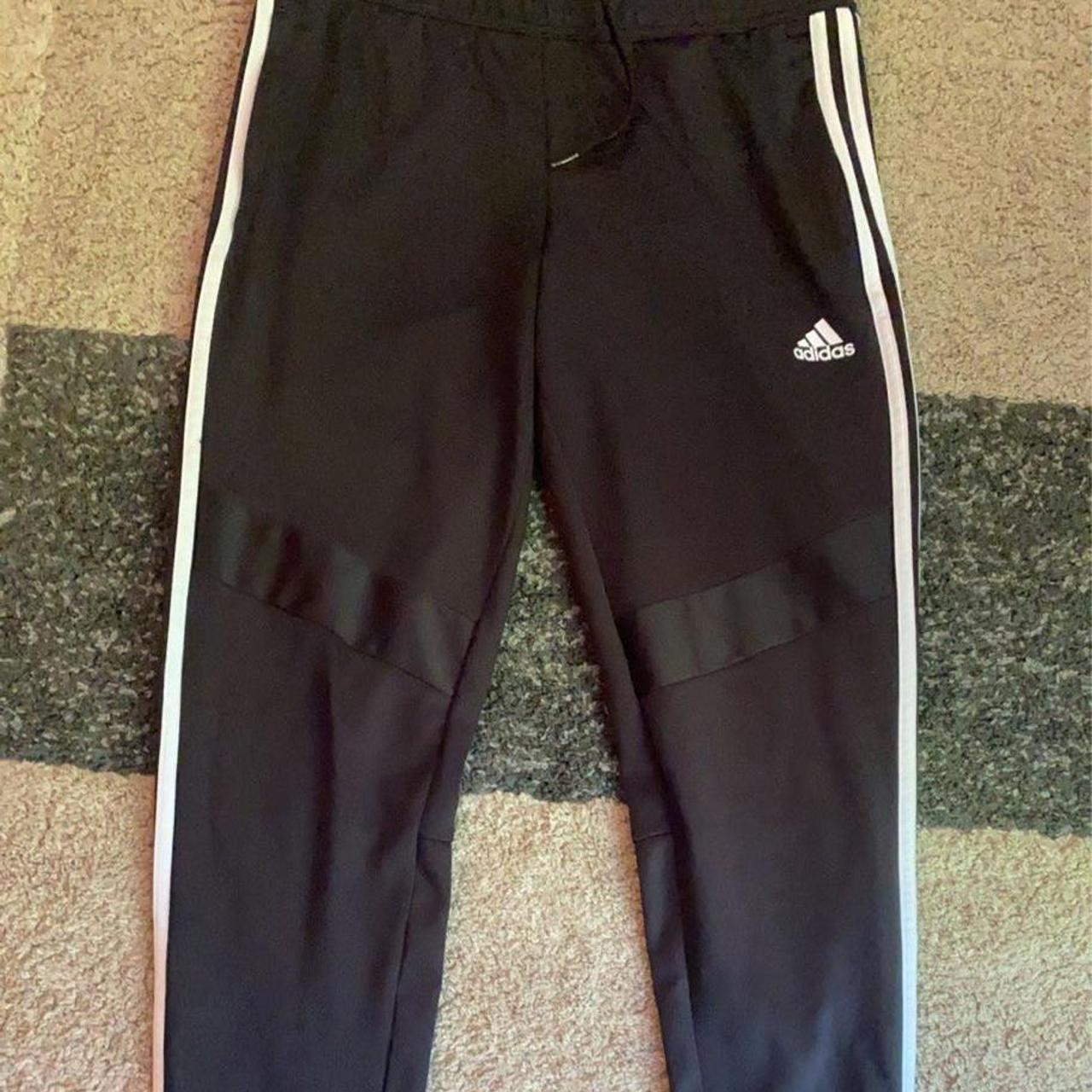 Adidas half stripe discount pants