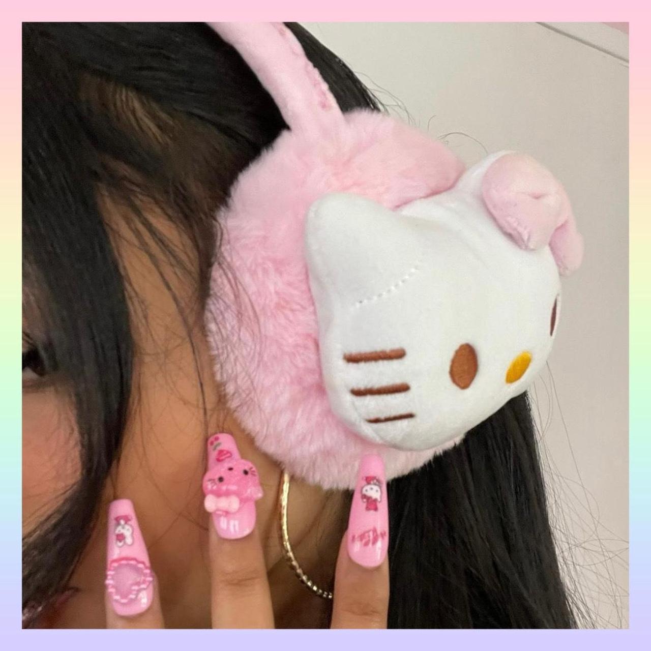 HELLO KITTY earmuffs! ♡ ༉‧₊˚ 🧸💌 pls message before... Depop