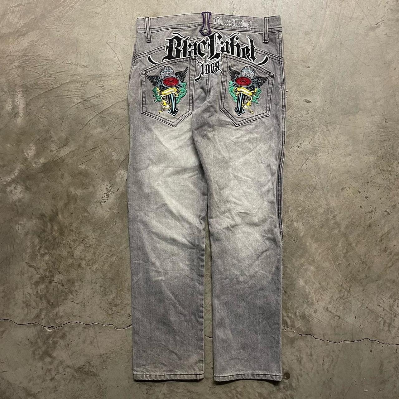 American Vintage Men's Grey Jeans Depop