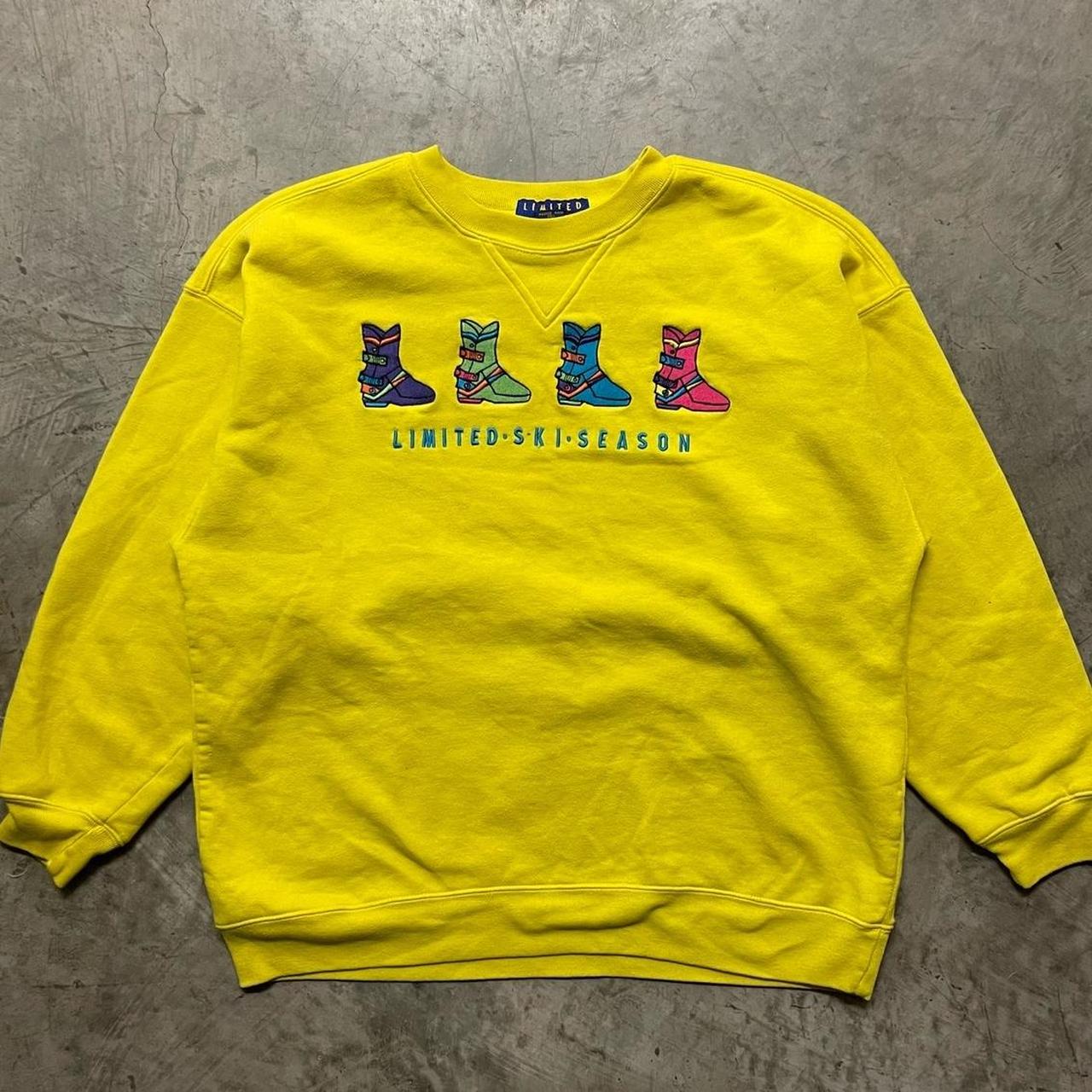 American Vintage Men's Yellow Sweatshirt | Depop