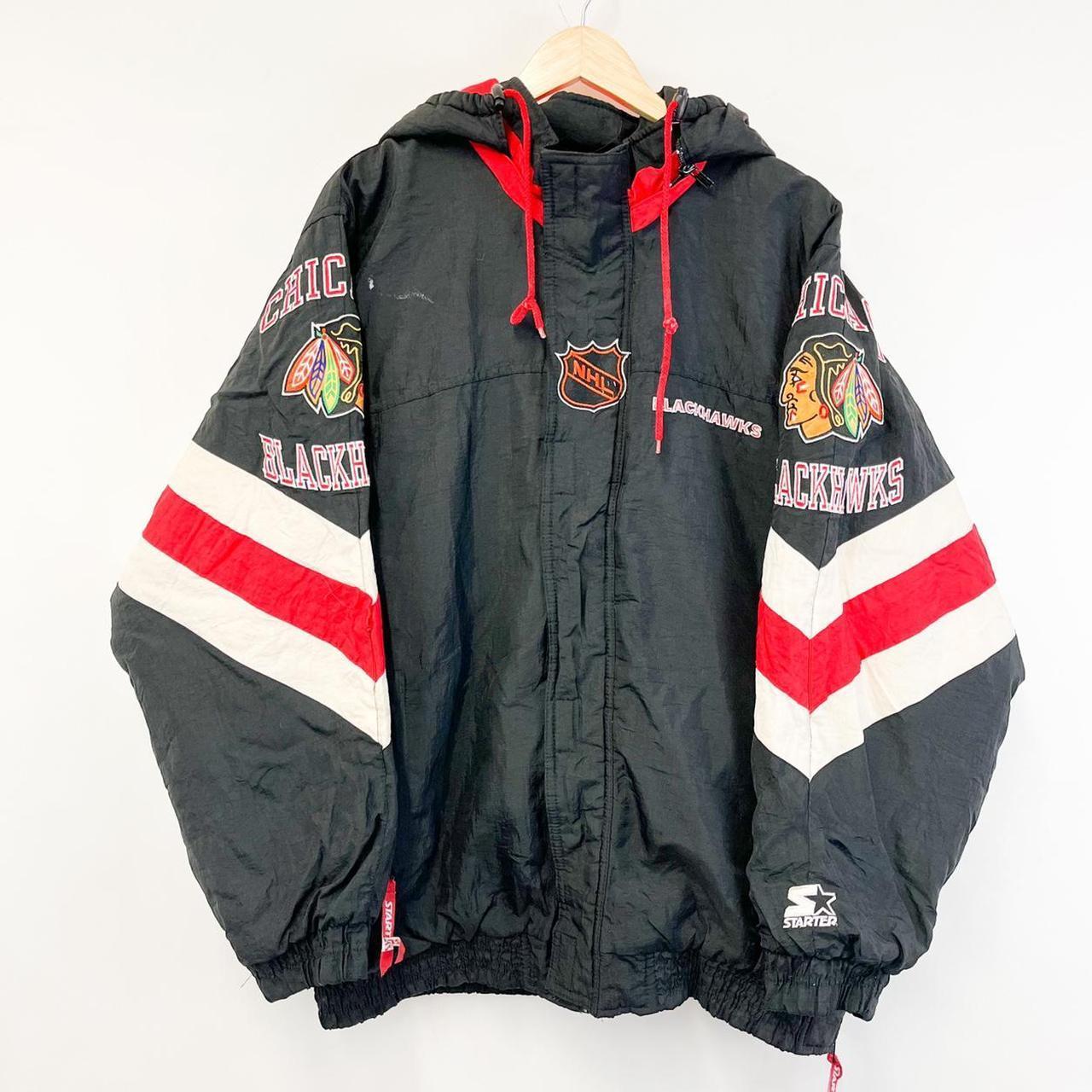 Vintage Starter Chicago Blackhawks Anorak Jacket