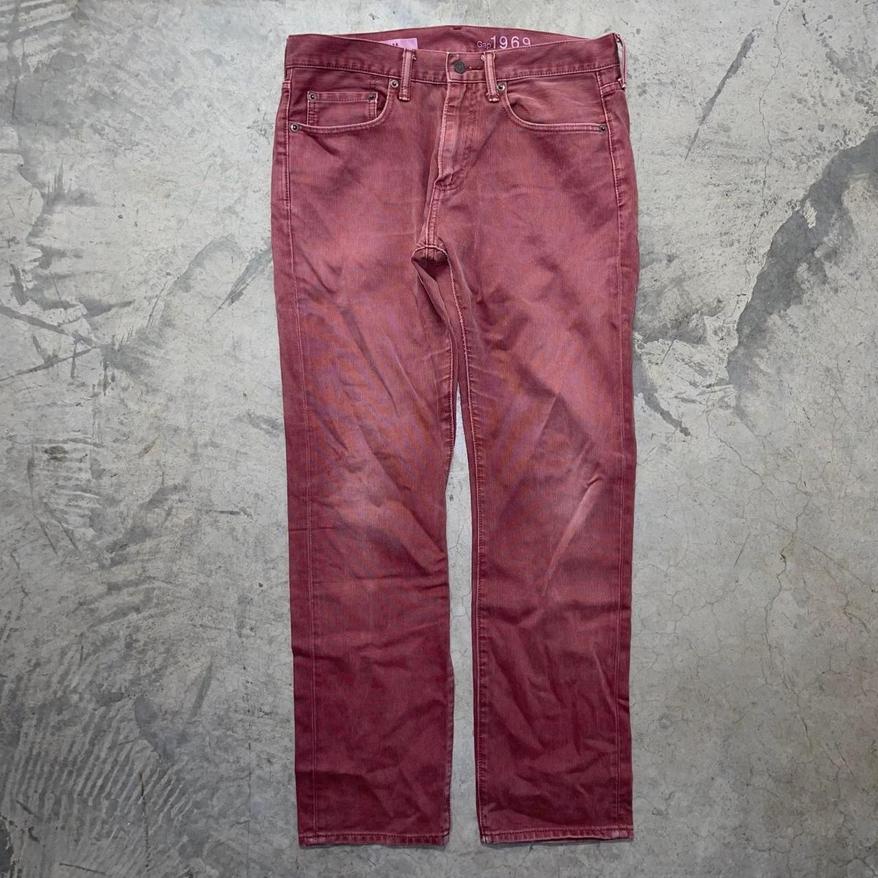 Gap pink best sale corduroy pants