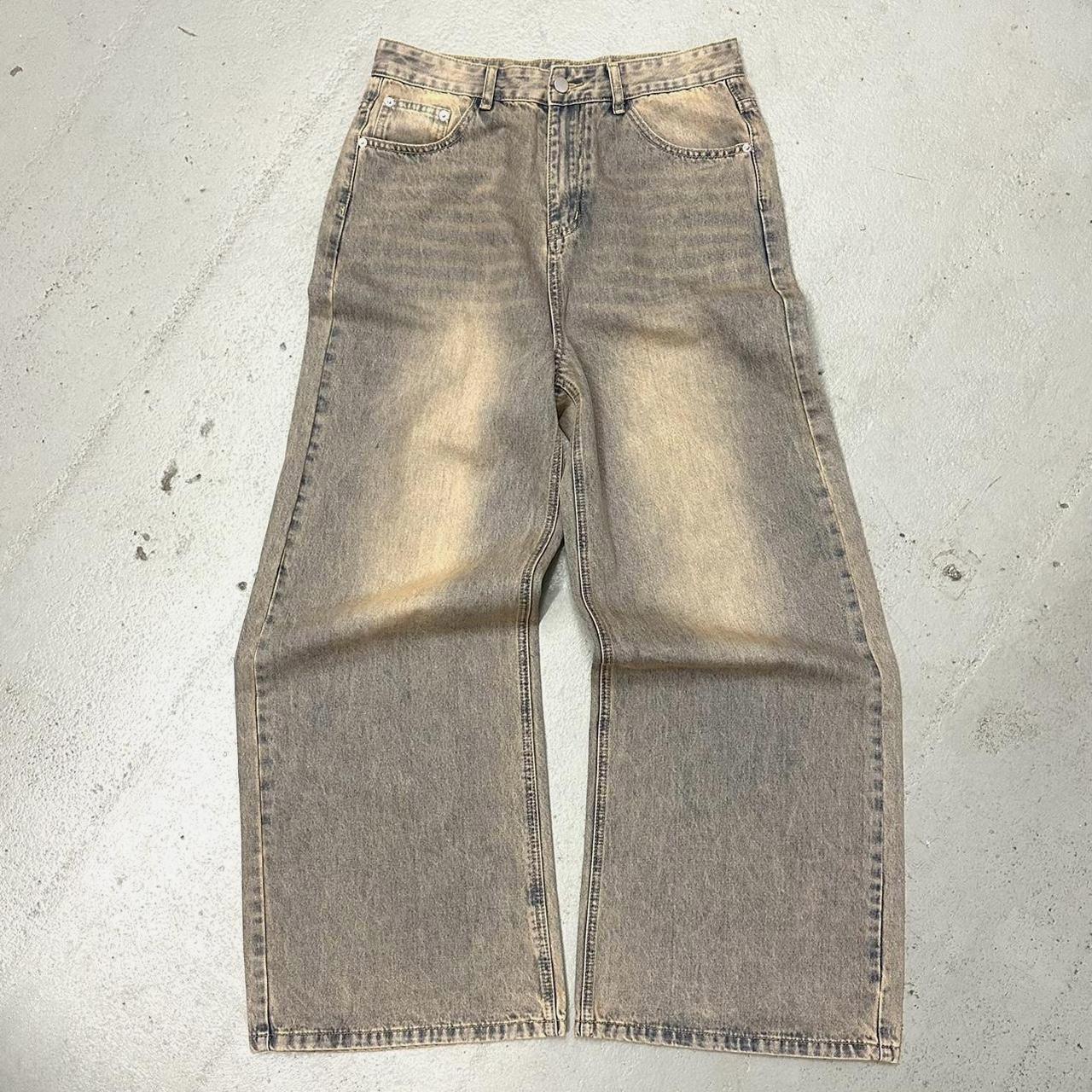 2000s lucky brand wide leg carpenter jeans baggy fit - Depop