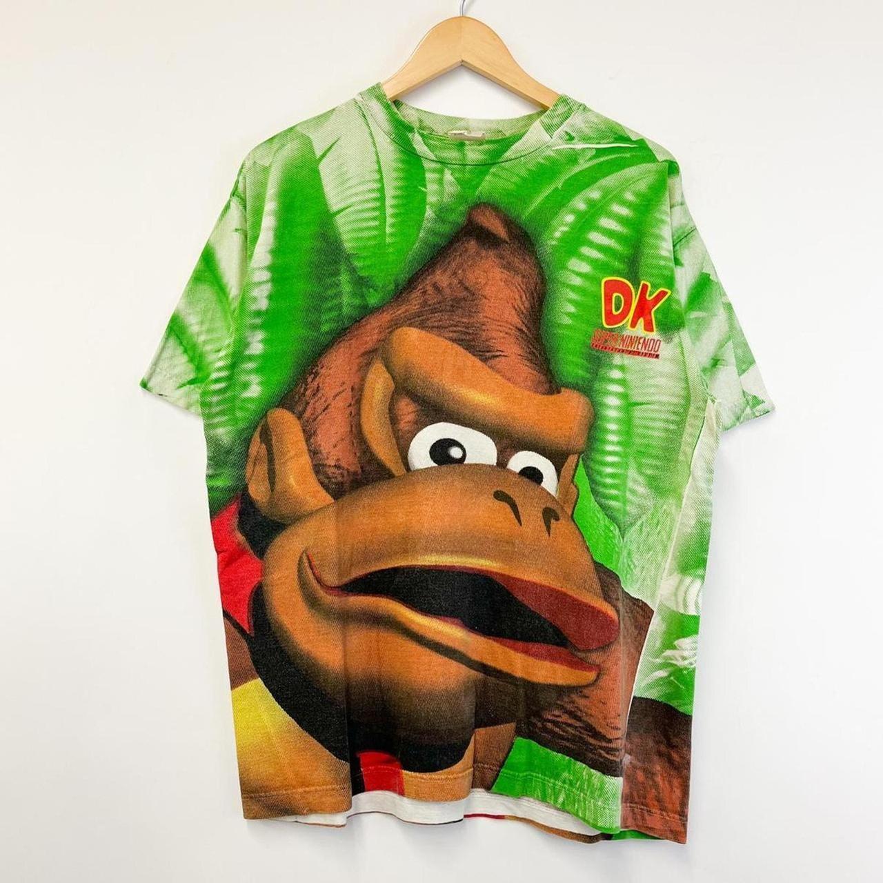 Donkey kong adidas buy tshirt vintage