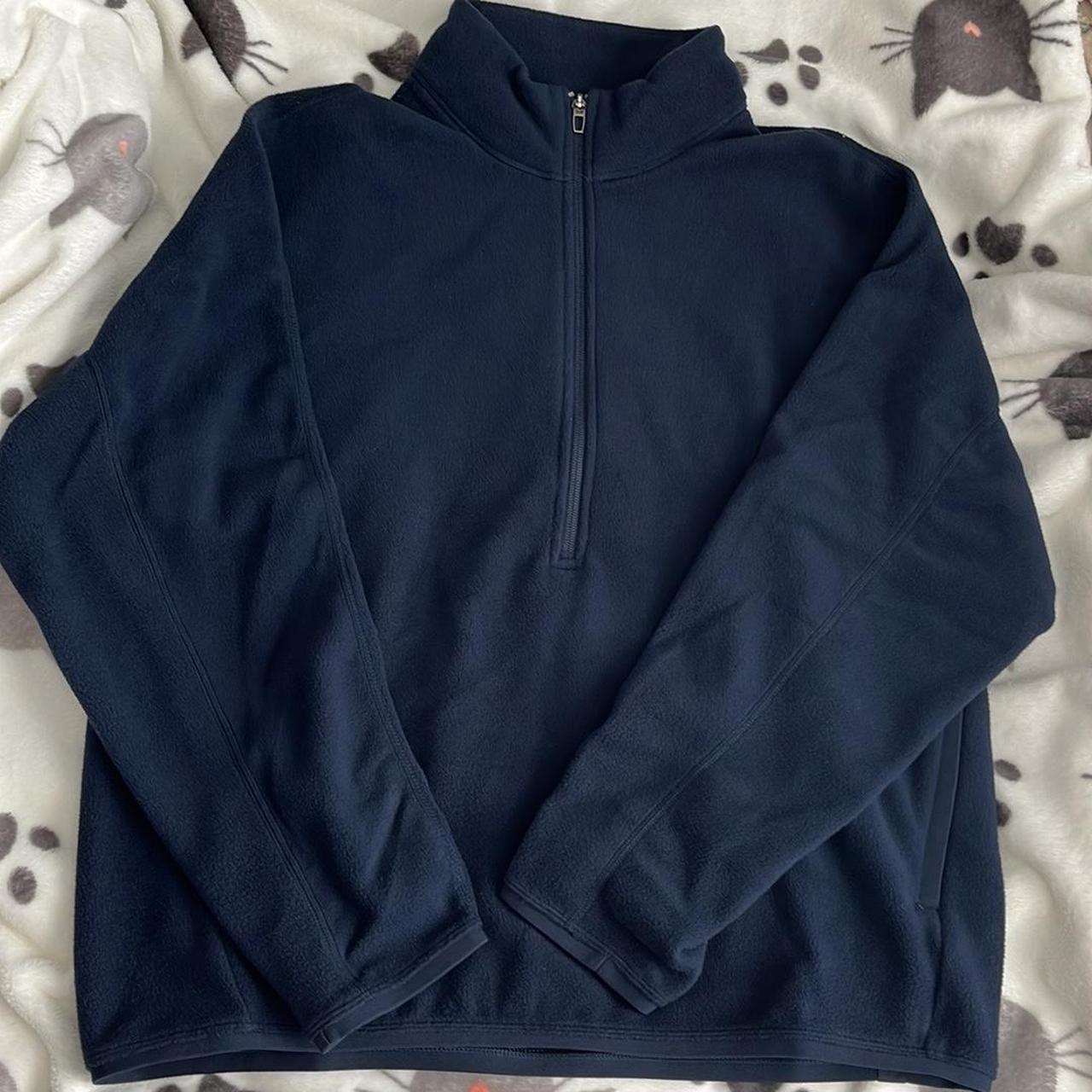 Lululemon Oversized Fleece Half-Zip - Color: TRUE... - Depop