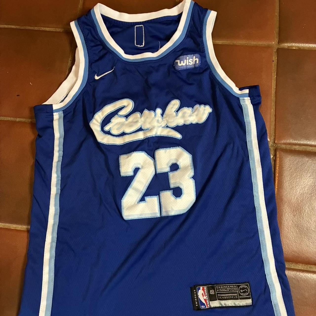 blue crenshaw lakers jersey