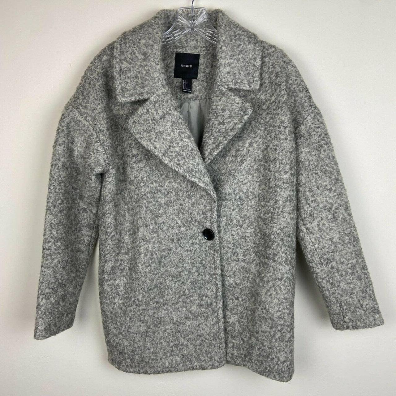 Forever 21 wool coat hotsell