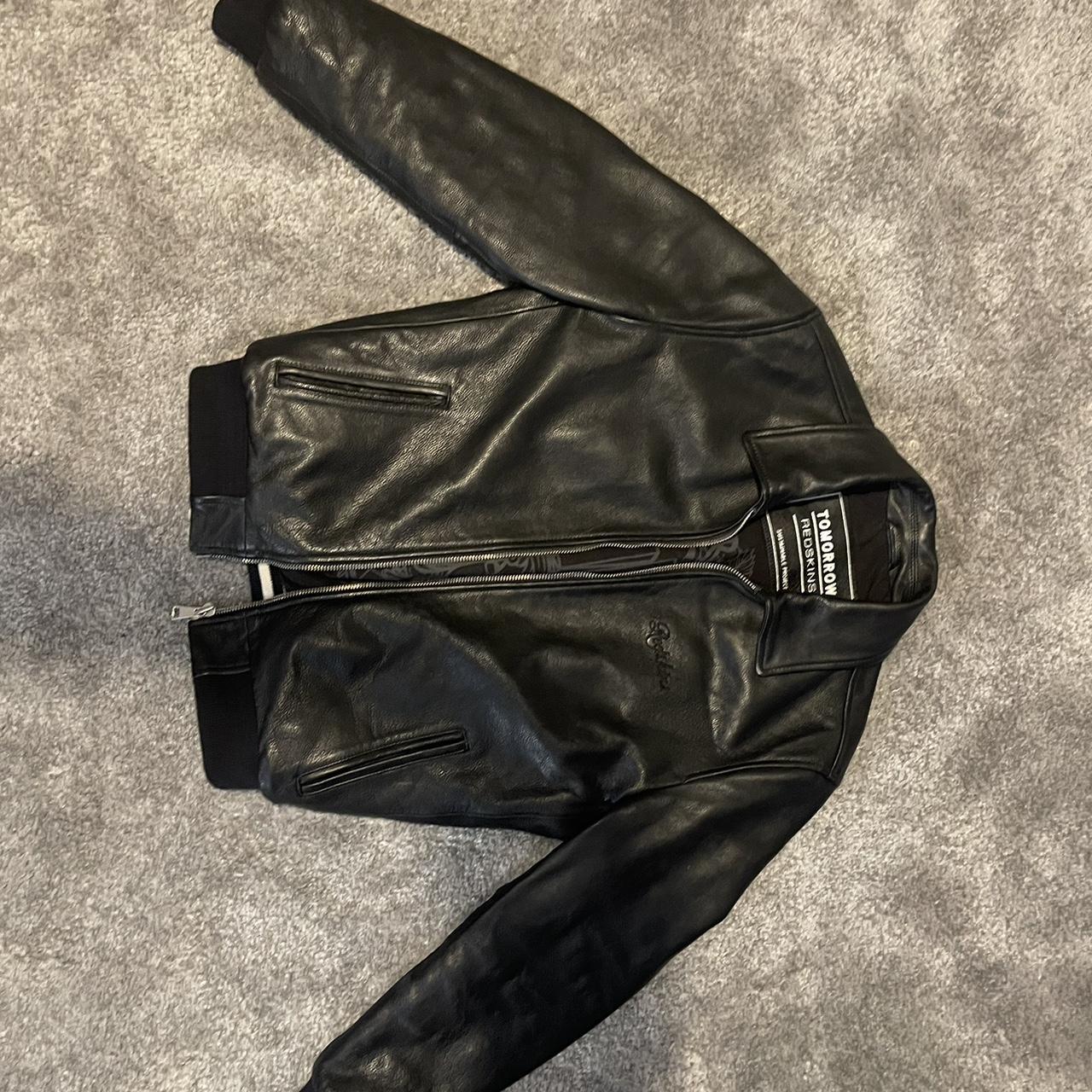 Shinzo Paris × Redskins Leather Jacket - Black - Sz... - Depop