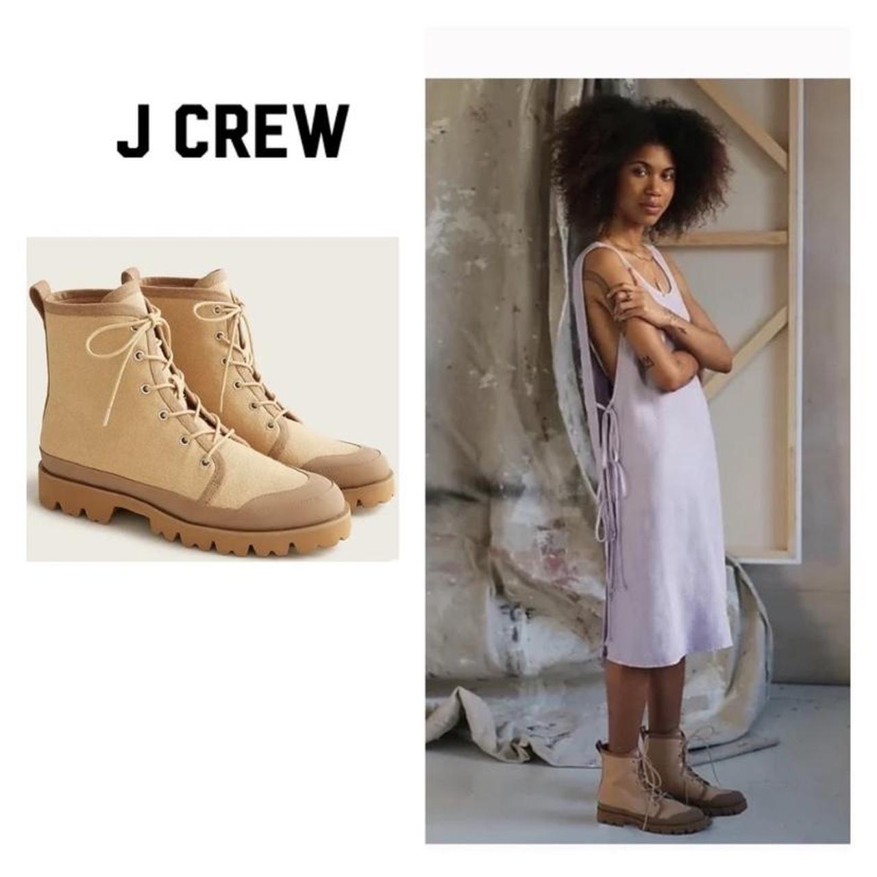 J crew lace deals up boots