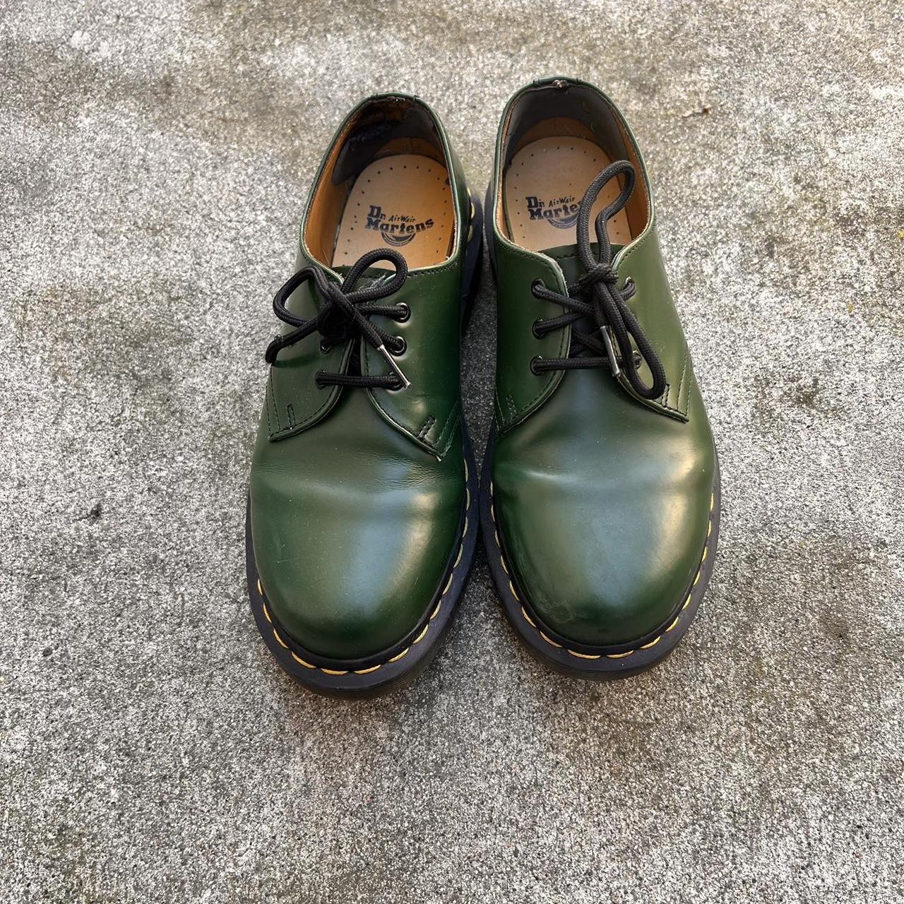 olive green dr martens