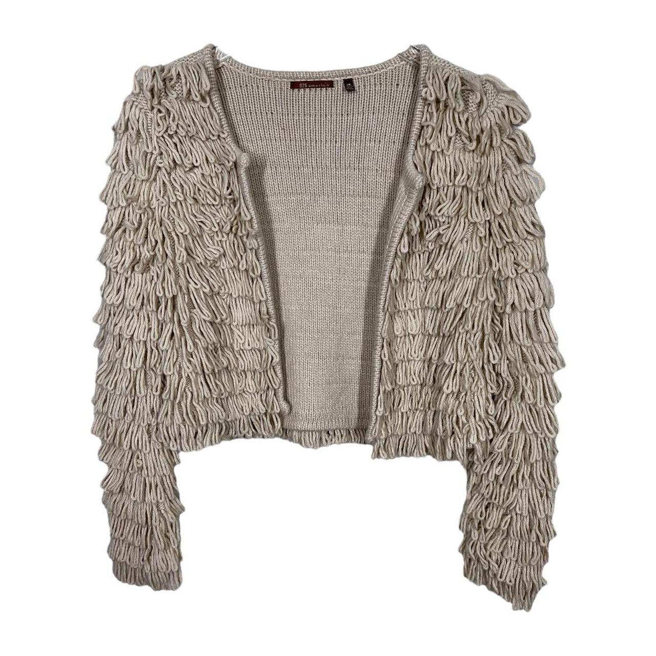 Topshop discount shaggy cardigan