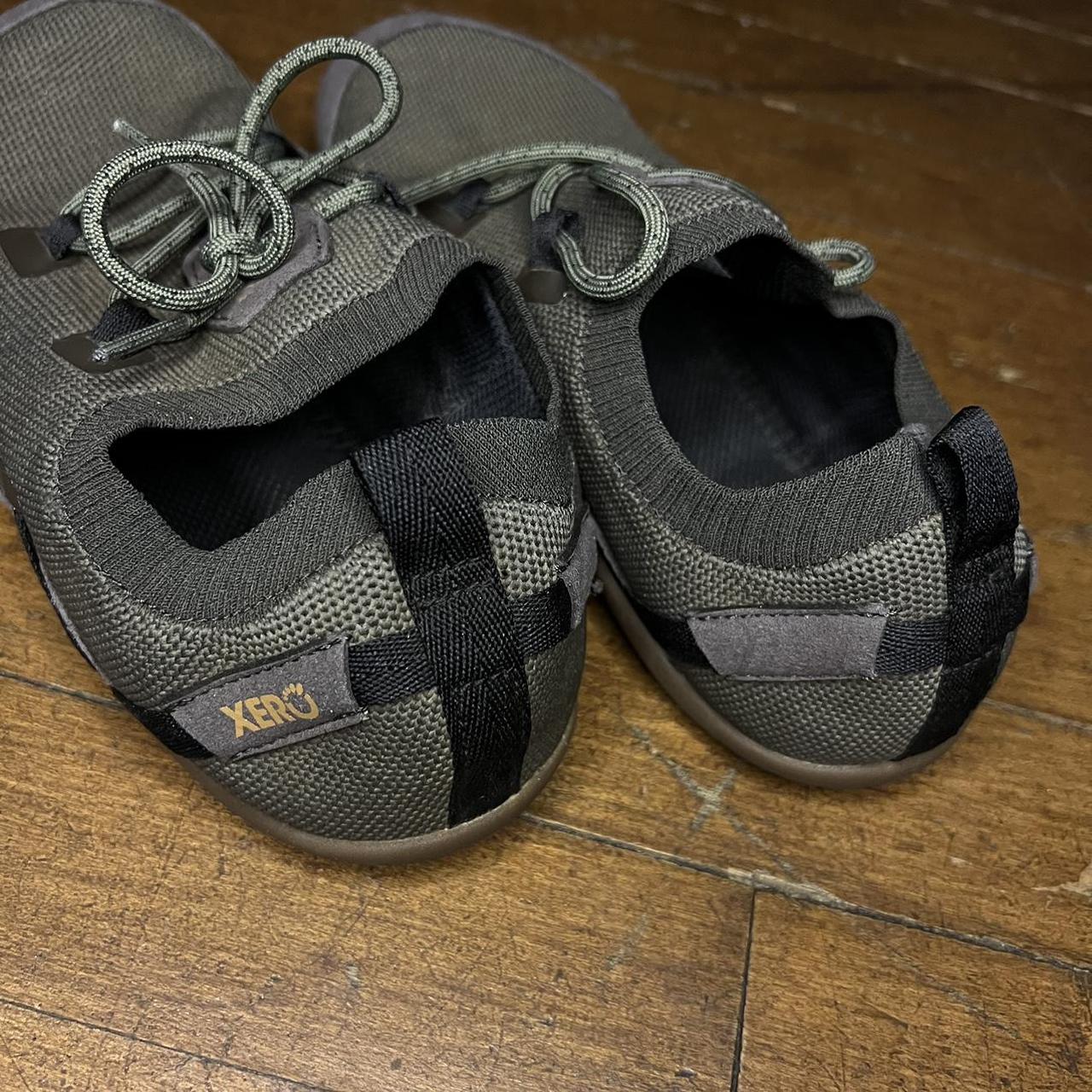 Women's Grey and Green Trainers (4)