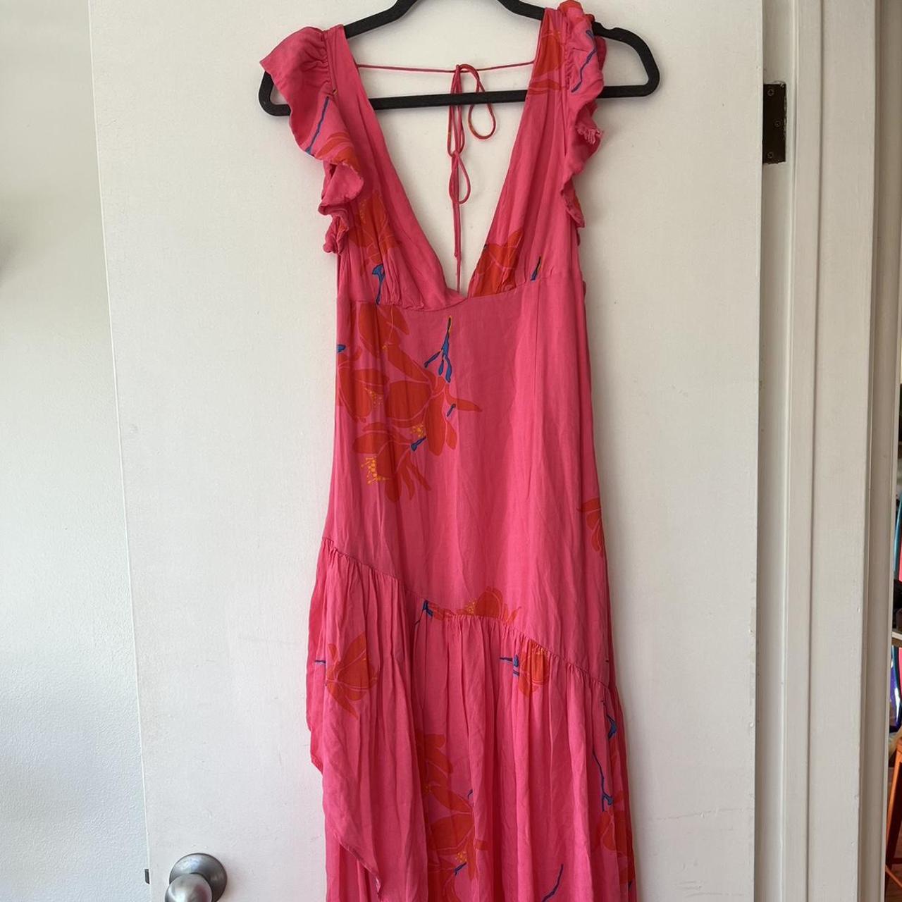 Free People She’s a Waterfall Maxi Dress Such a... - Depop