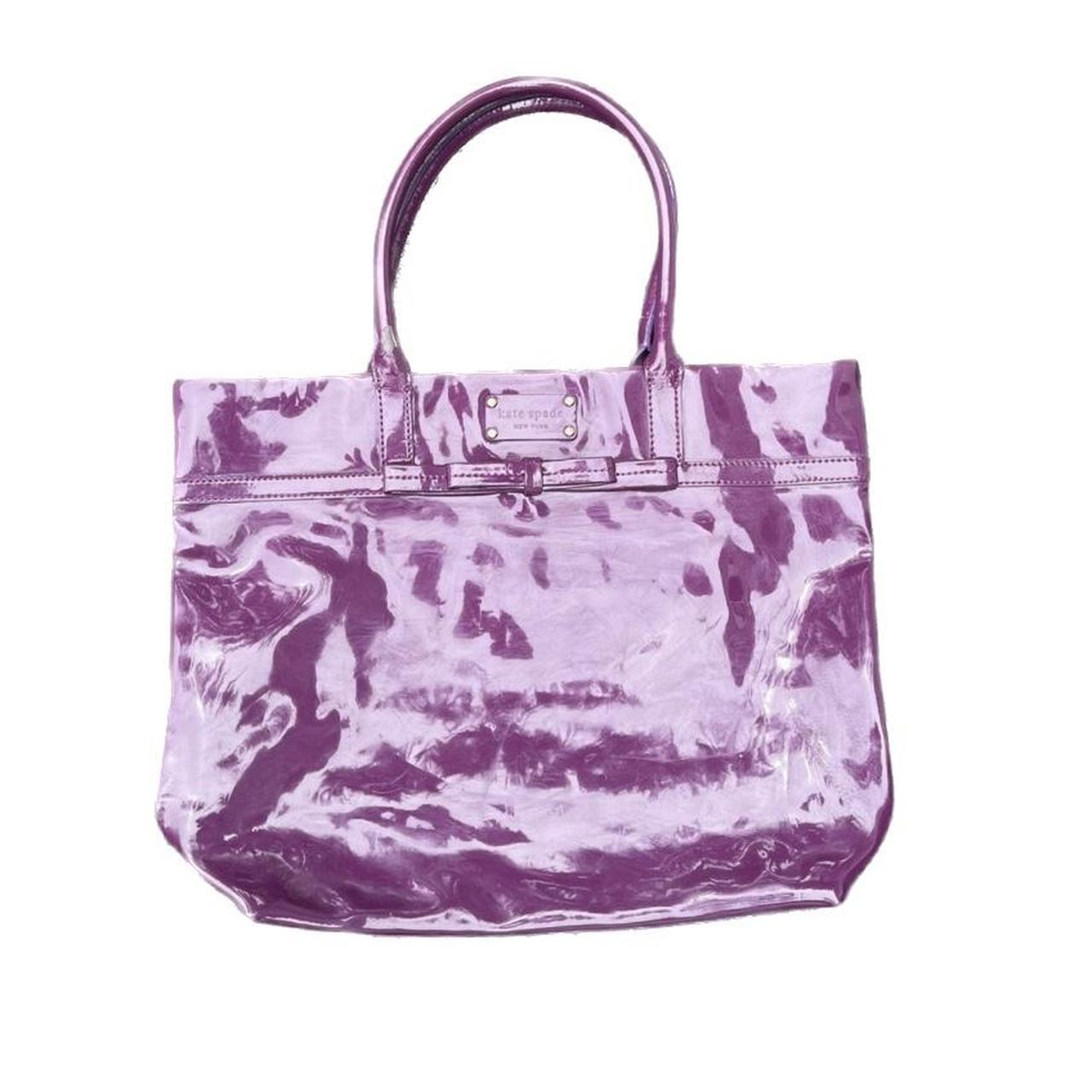 Kate Spade lilac patten Tote store bag