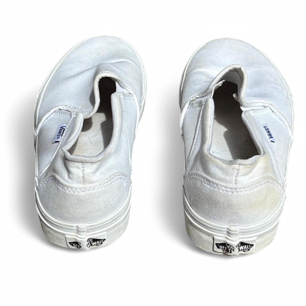 Vans Women's Sneakers White US – White Vans Classic Slip On