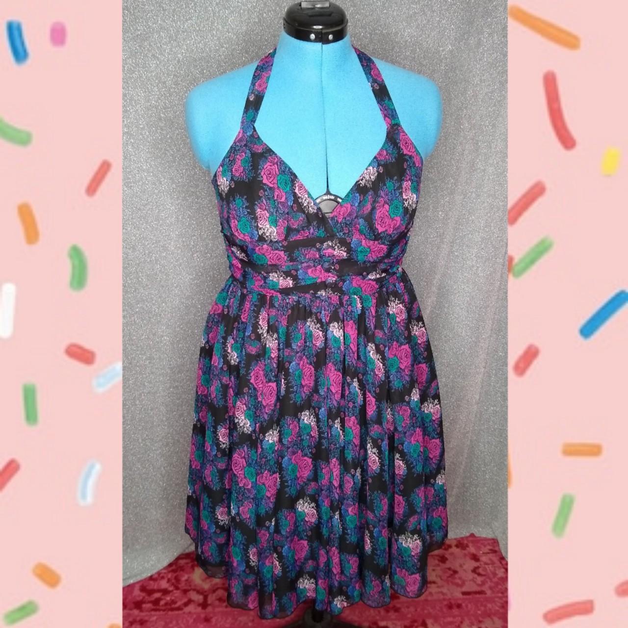 Hell bunny purple on sale dress