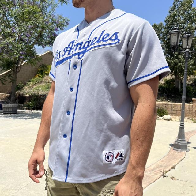 Los Angeles dodgers jersey Good condition. Ridell - Depop