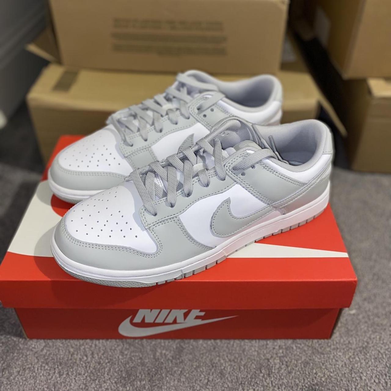 Nike Dunk Low Grey Fog 🌫️ Sizes Available: UK10 - 2... - Depop