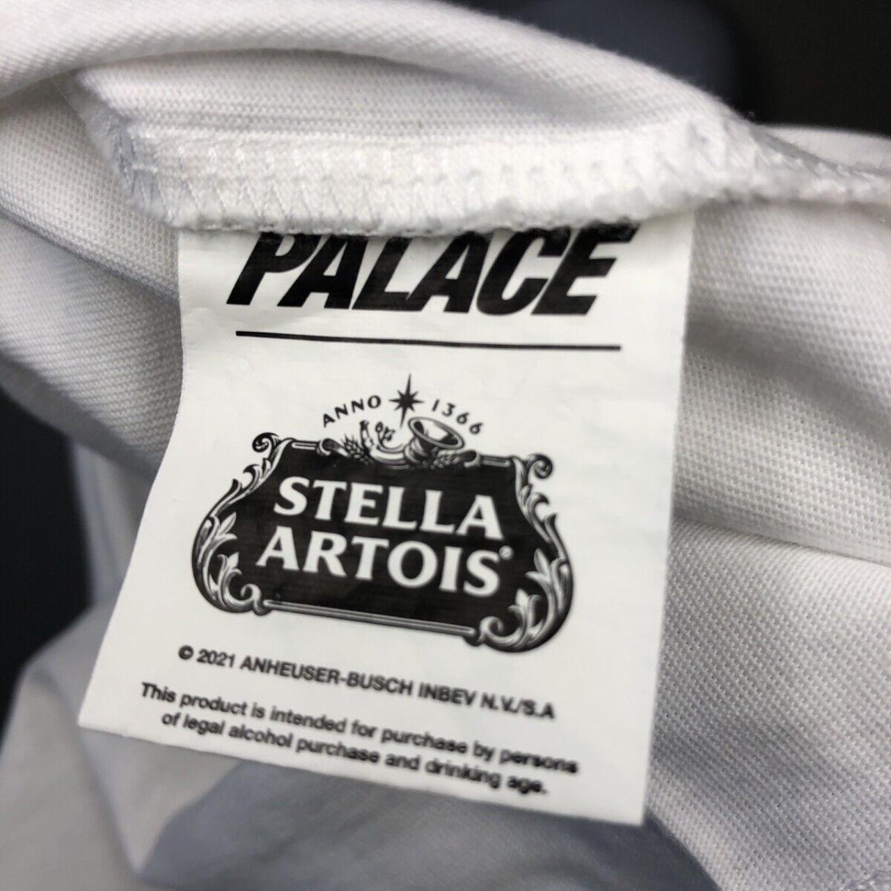 Palace Stella Artois Cartouche T-shirt White Size | Depop
