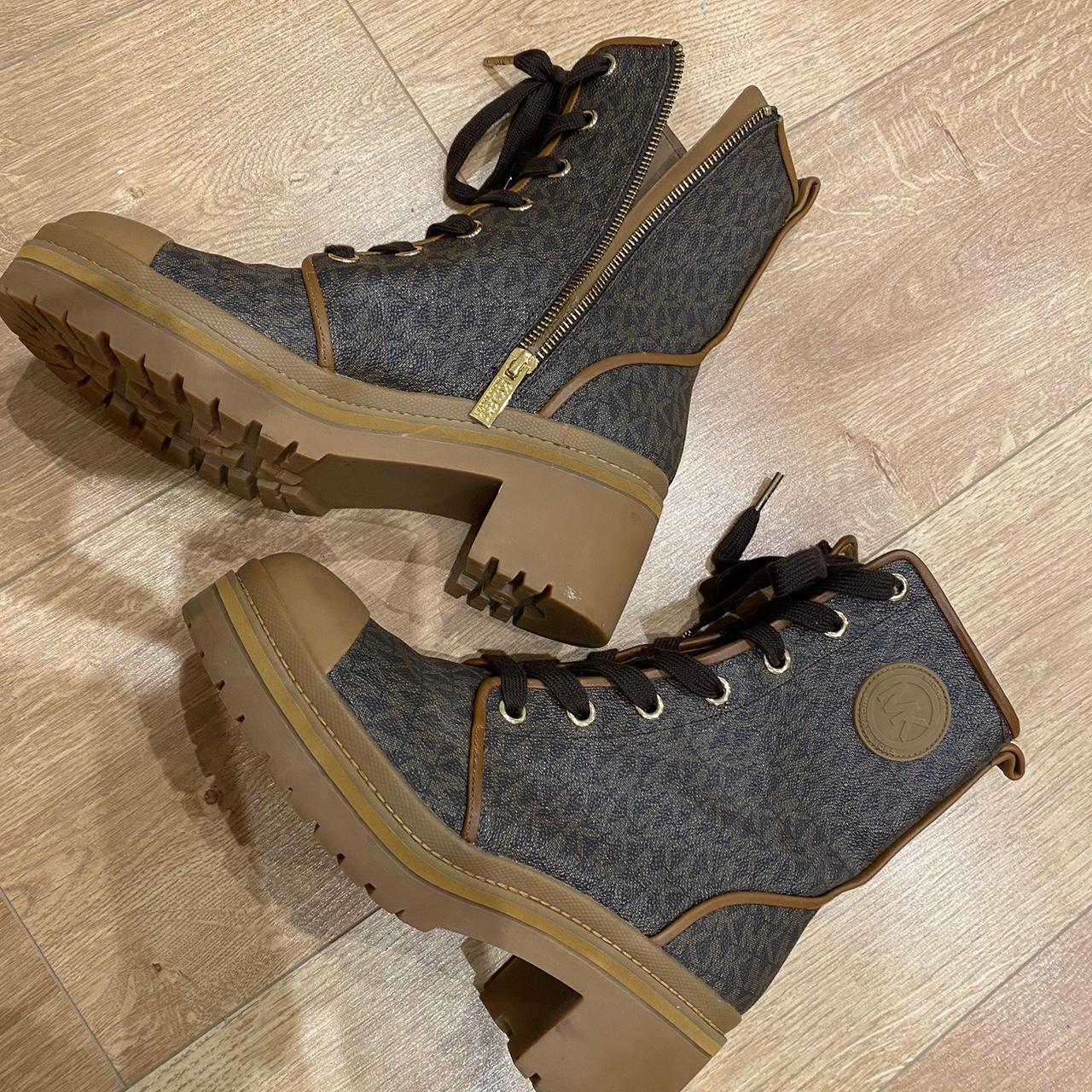 michael kors women's combat boots