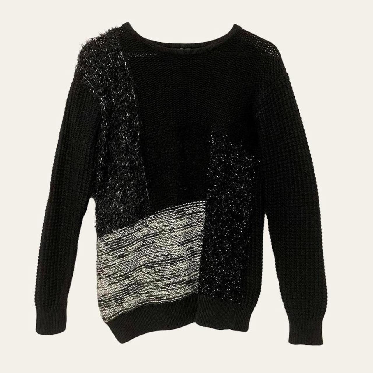 Topshop hot sale black sweatshirt