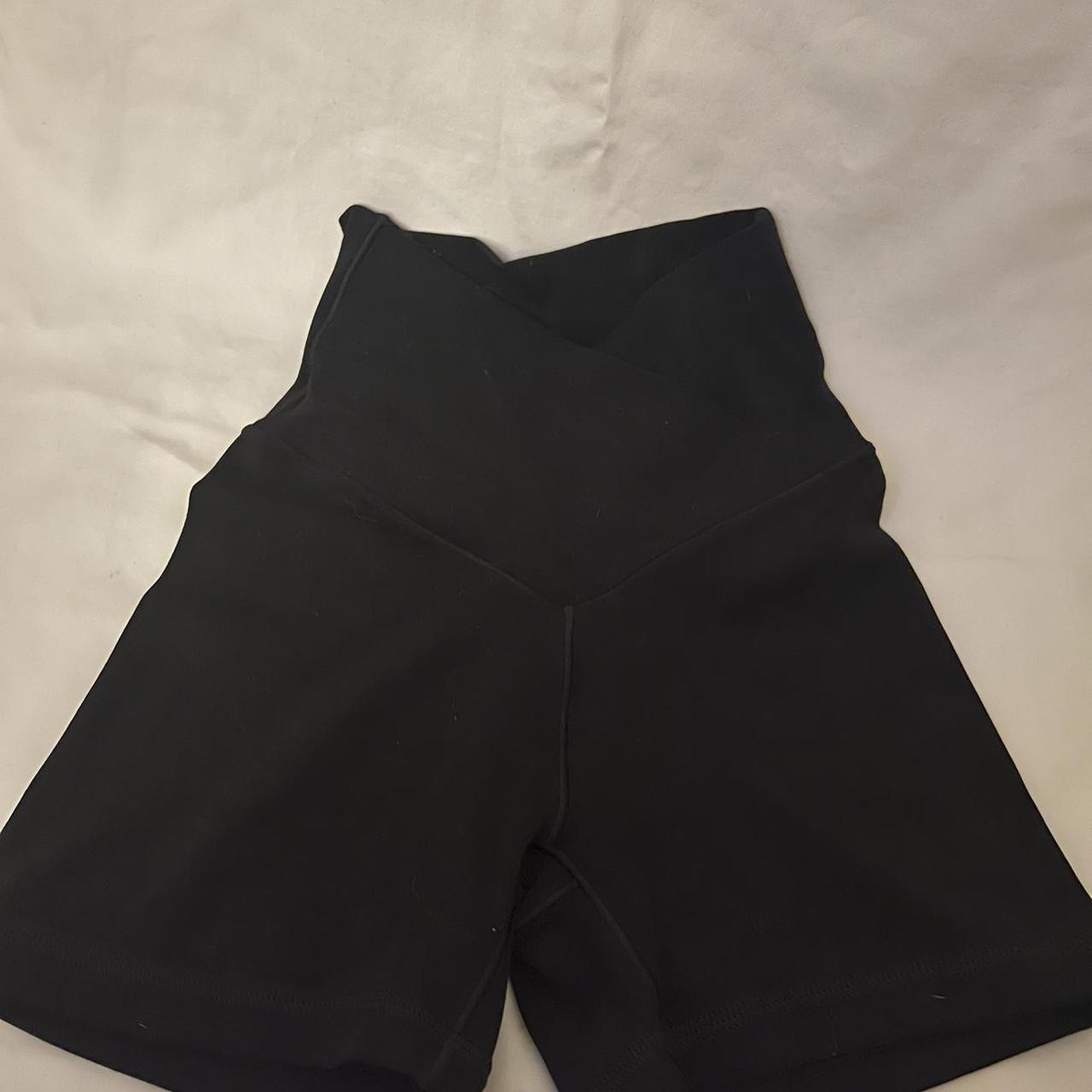 Aerie offline crossover black biker shorts Depop
