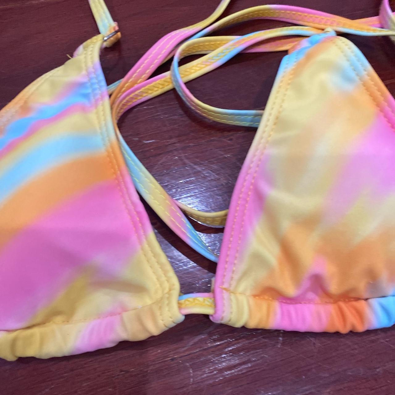 women-s-yellow-and-blue-swim-depop