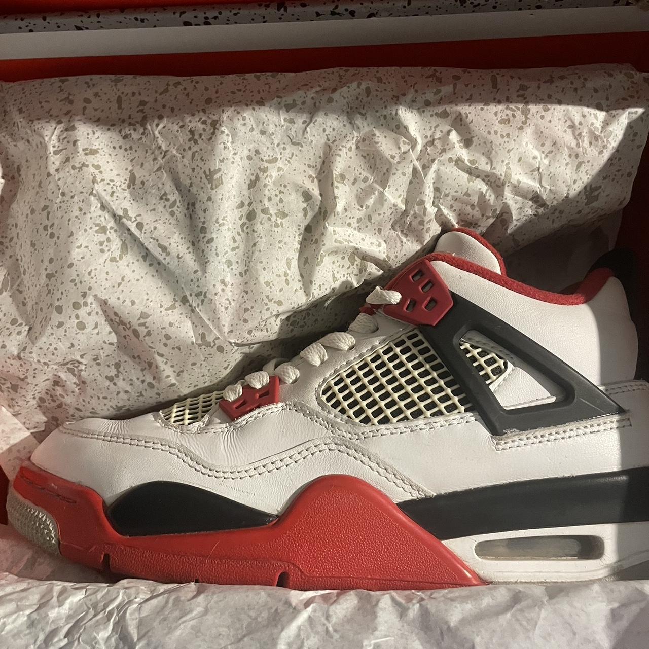 Fire red 4s og box Bought from footlocker when they... - Depop