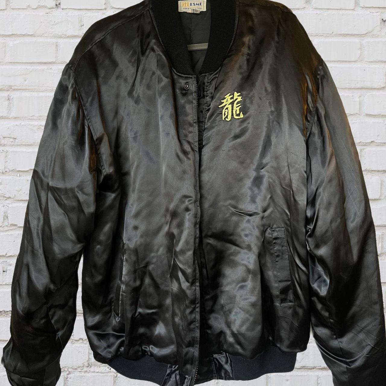 Vintage 80s NFL San Francisco 49ers Satin Bomber - Depop