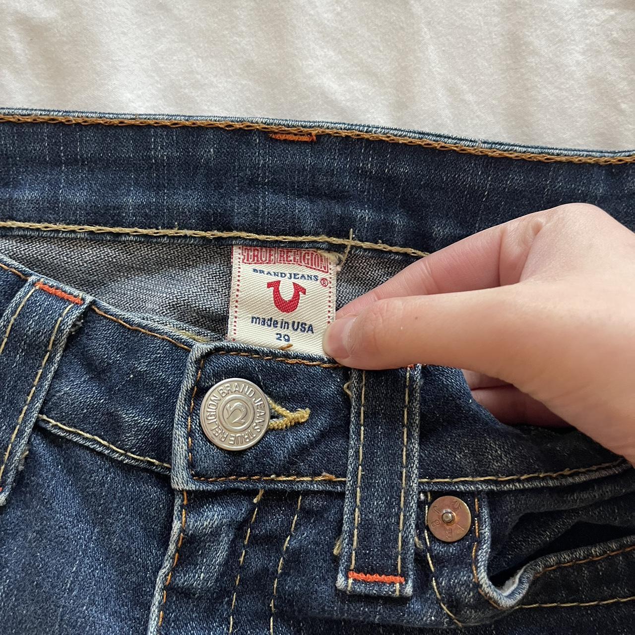 Super Low Rise Bootcut True Religion Jeans Bought Depop