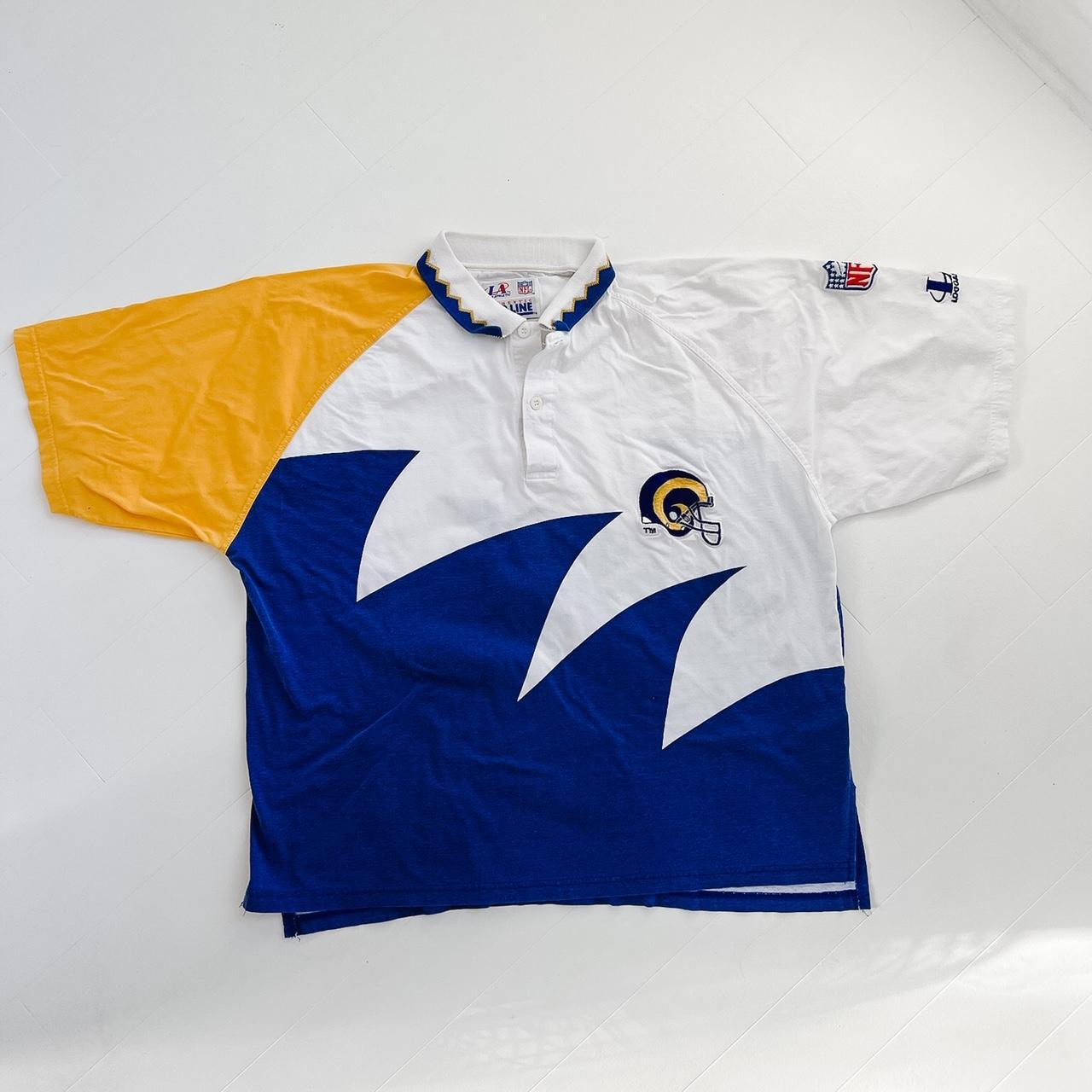 Vintage Nike LA Rams Men's polo shirt -no major - Depop