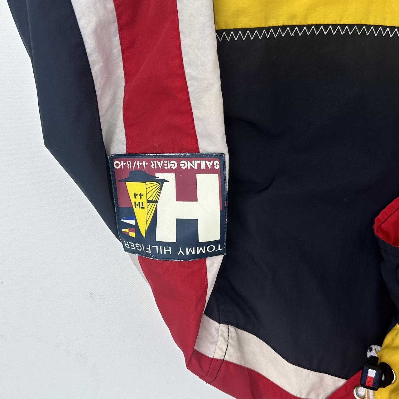 y2k Tommy Hilfiger jacket hood can attach to neck... - Depop