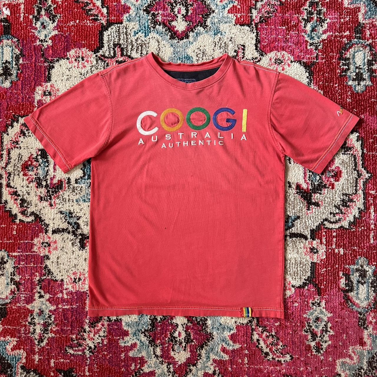 Coogi Chainstitch Sunfaded Tee size medium sunfaded... - Depop