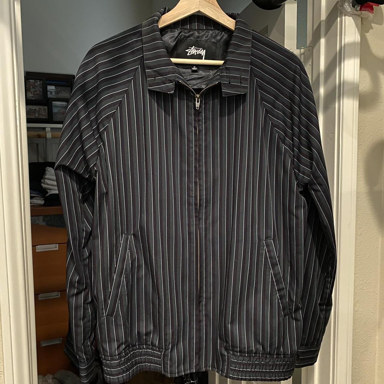 Stussy Bryan Stripe Harrington Jacket, Size:...