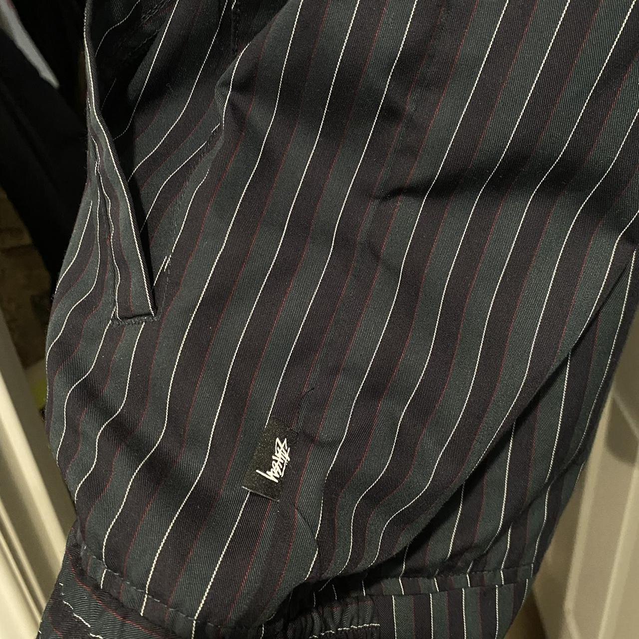 最終値下げ！Stussy stripe bryan jacket