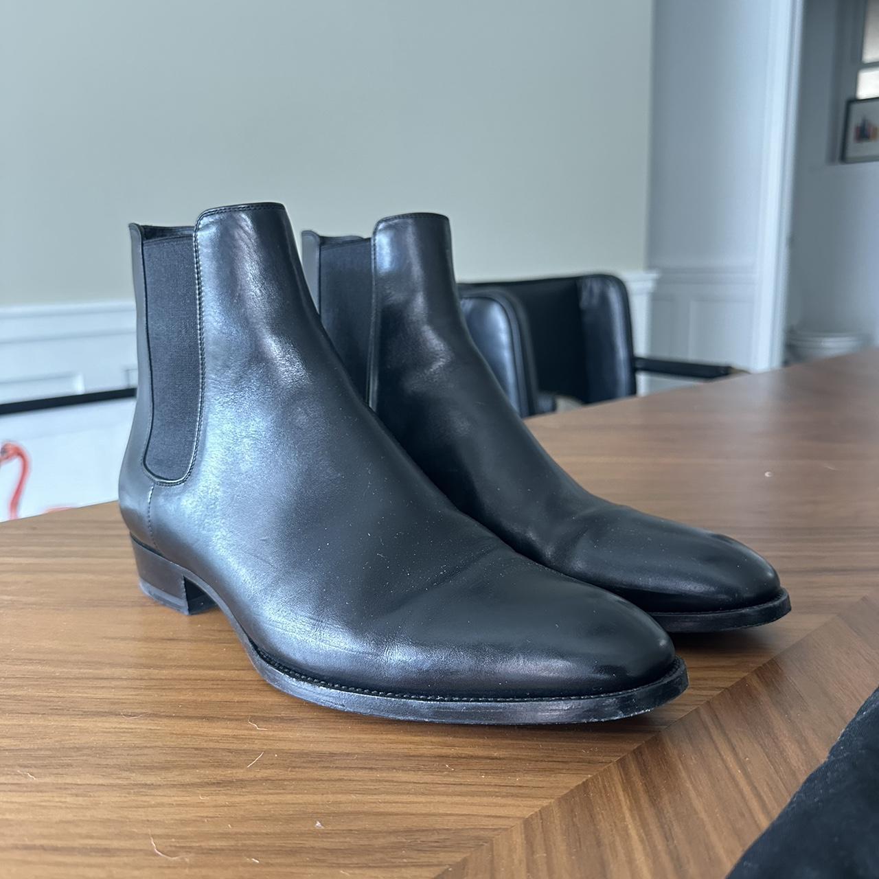 Saint Laurent Wyatt Boot - Depop