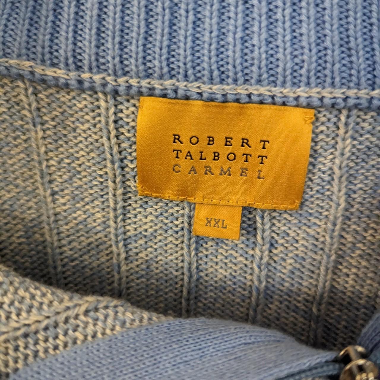 Robert Talbott Carmel Men's 100% cotton 1/4 Zip... - Depop