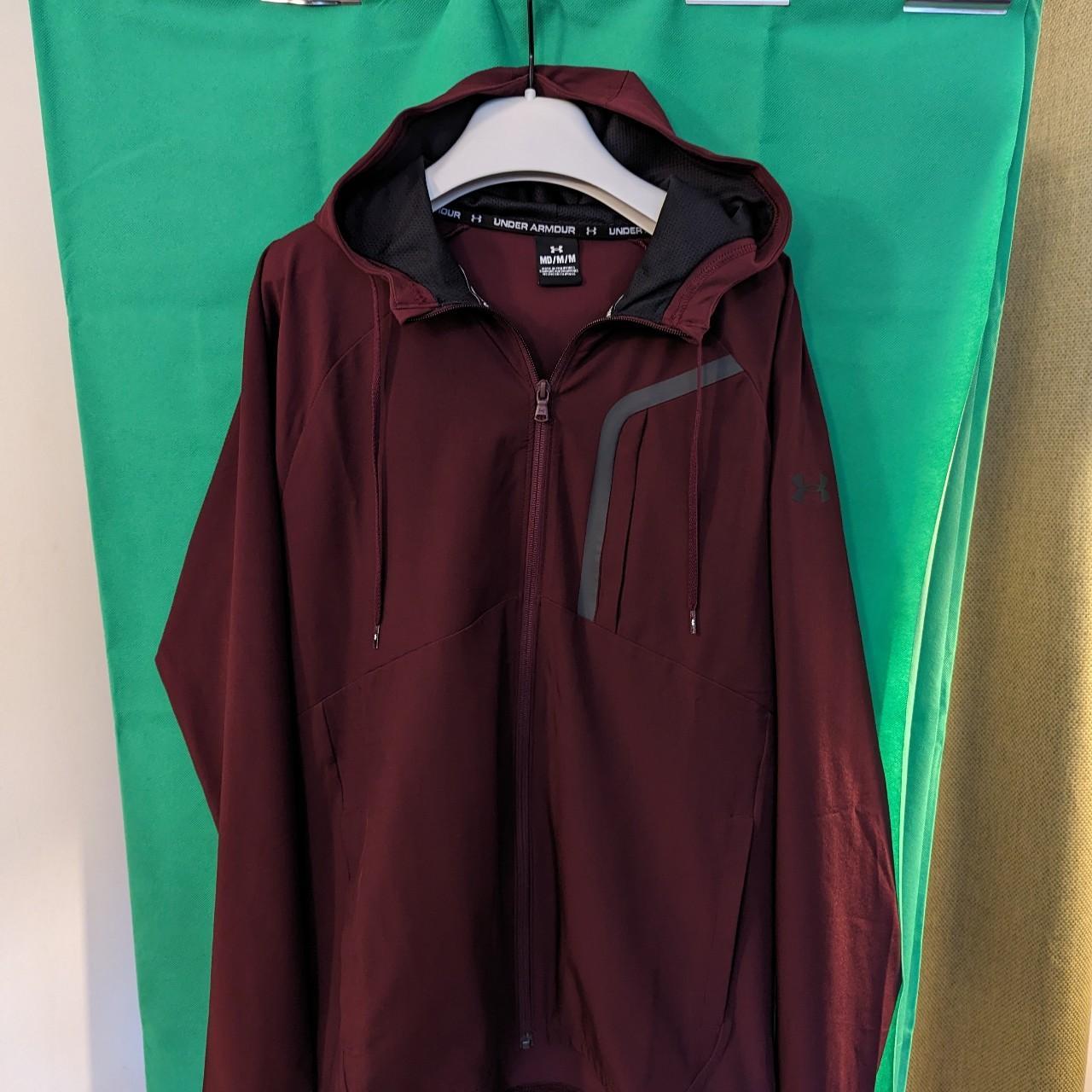 Under armour zip up jacket men's size medium... - Depop